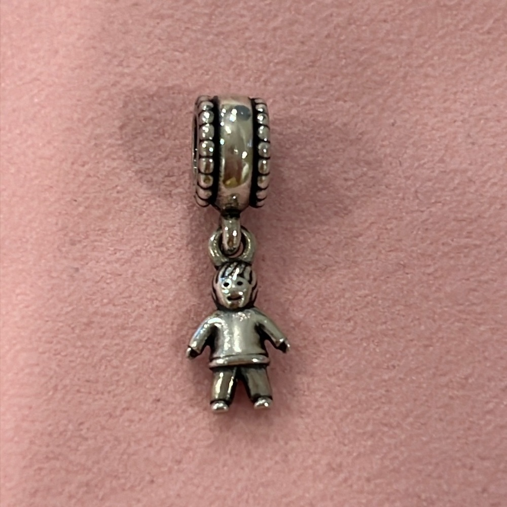 Pandora Dangle Boy Sterling Silver Charm 790859
